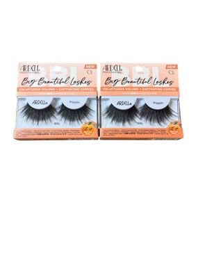 Ardell Big Beautiful Lashes Poppin' Lot of 2 packs One Size Black